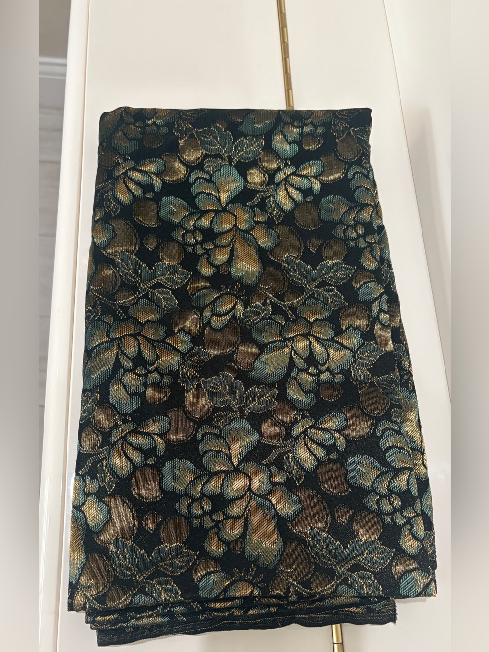 NEW Floral Metallic Jacquard/Brocade Fabric